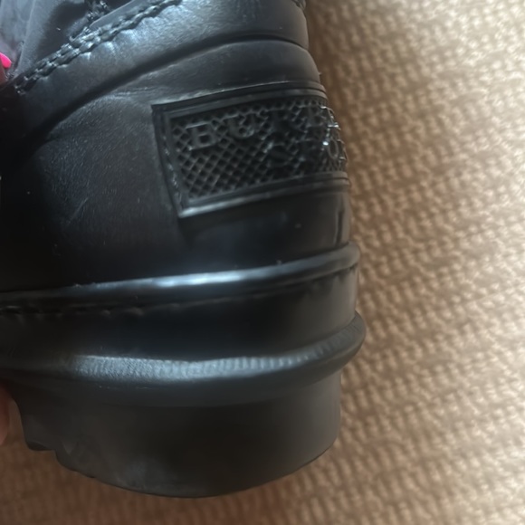 Burberry Sport real shearling nylon leather trim boots rubber sole size 40 9 euc - Picture 12 of 16